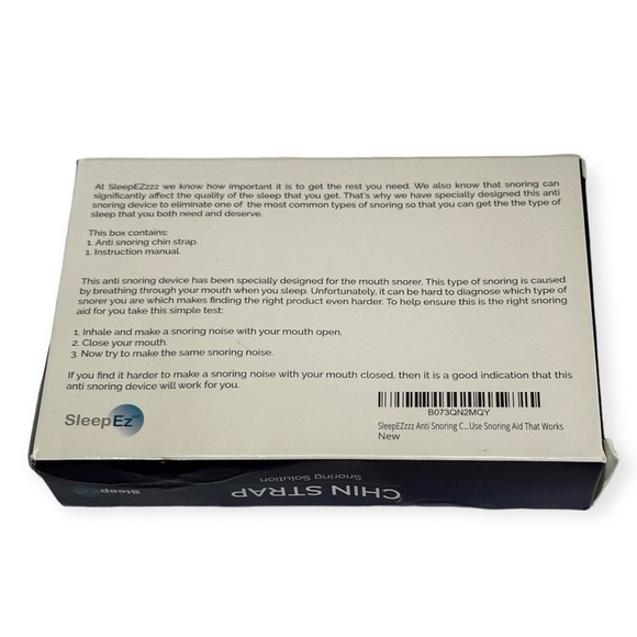 SleepEz Anti Snoring Chin Strap Snoring Solution - Picture 8 of 8